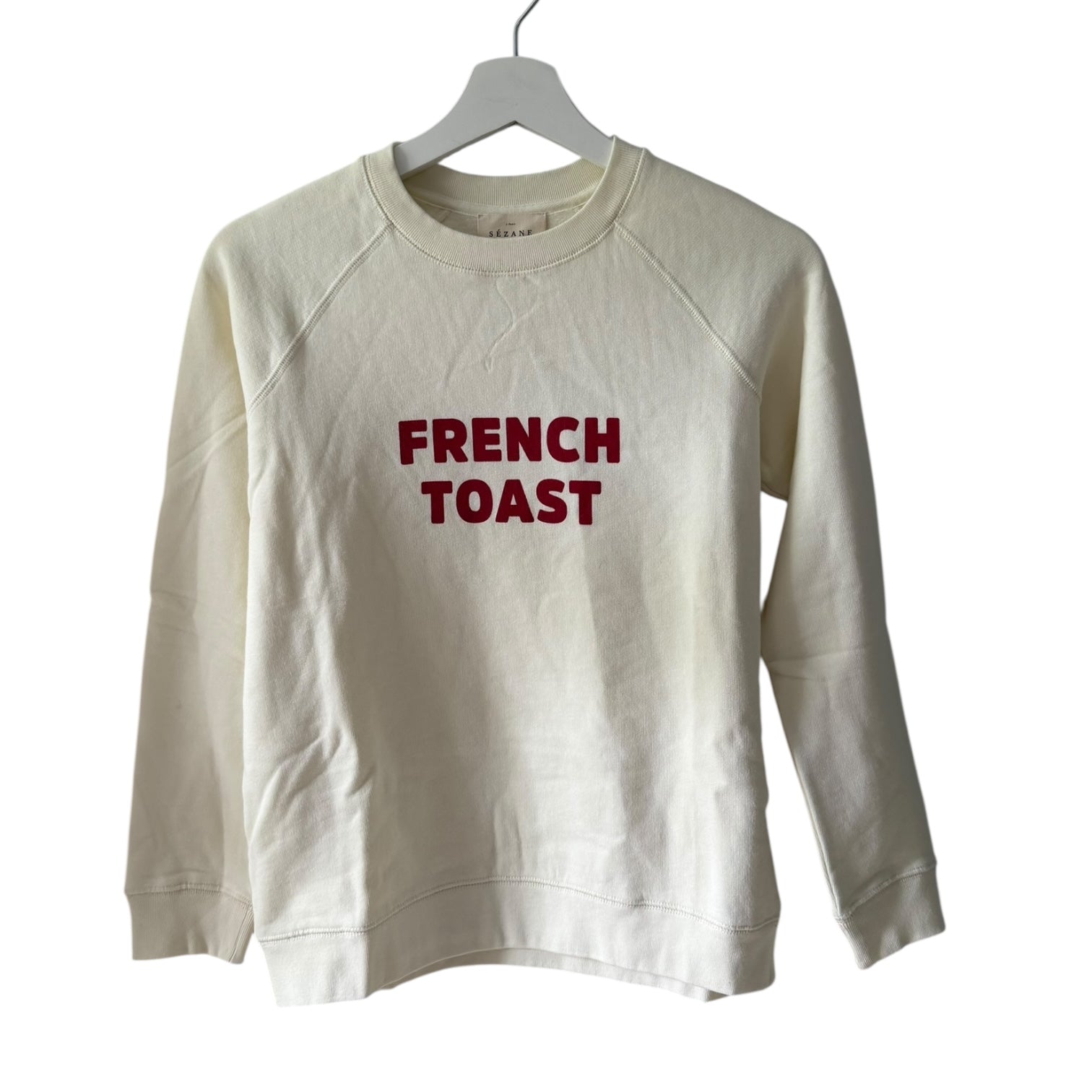 Sezane Sweatshirt French Toast Size XS