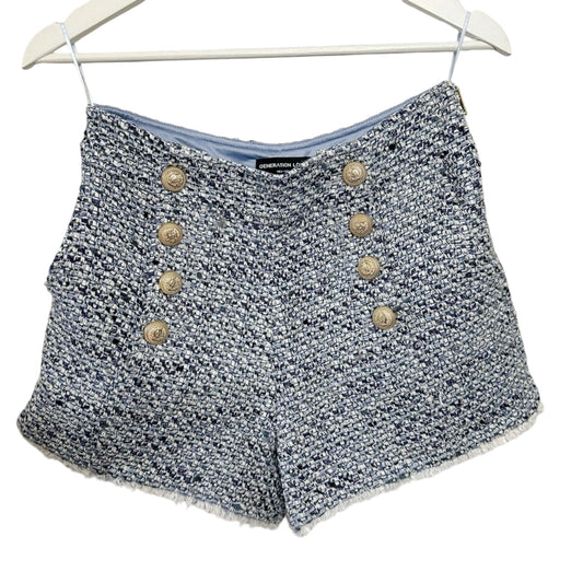 GENERATION LOVE Lizzy Tweed Shorts With Buttons Size 2