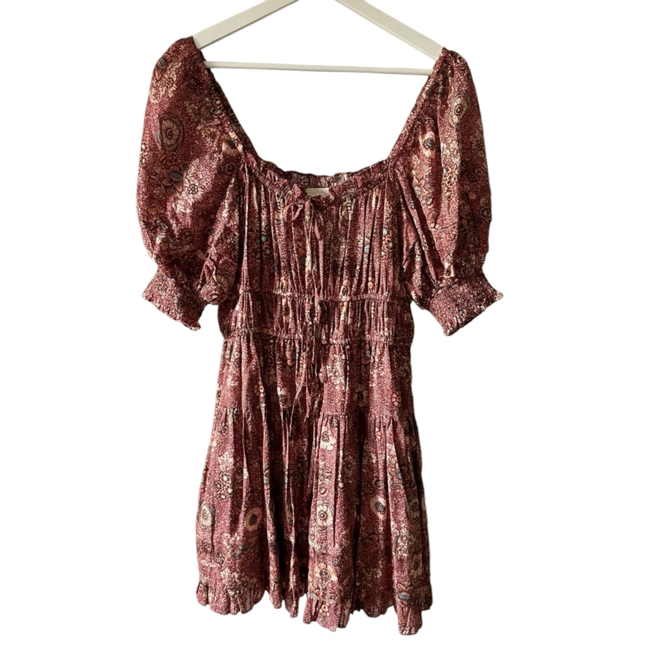 Ulla Johnson Juniper Floral Mini Dress Rosebud Size 6