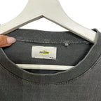 Joah Brown Boxy Crew Cotton Tee Washed Black One Size