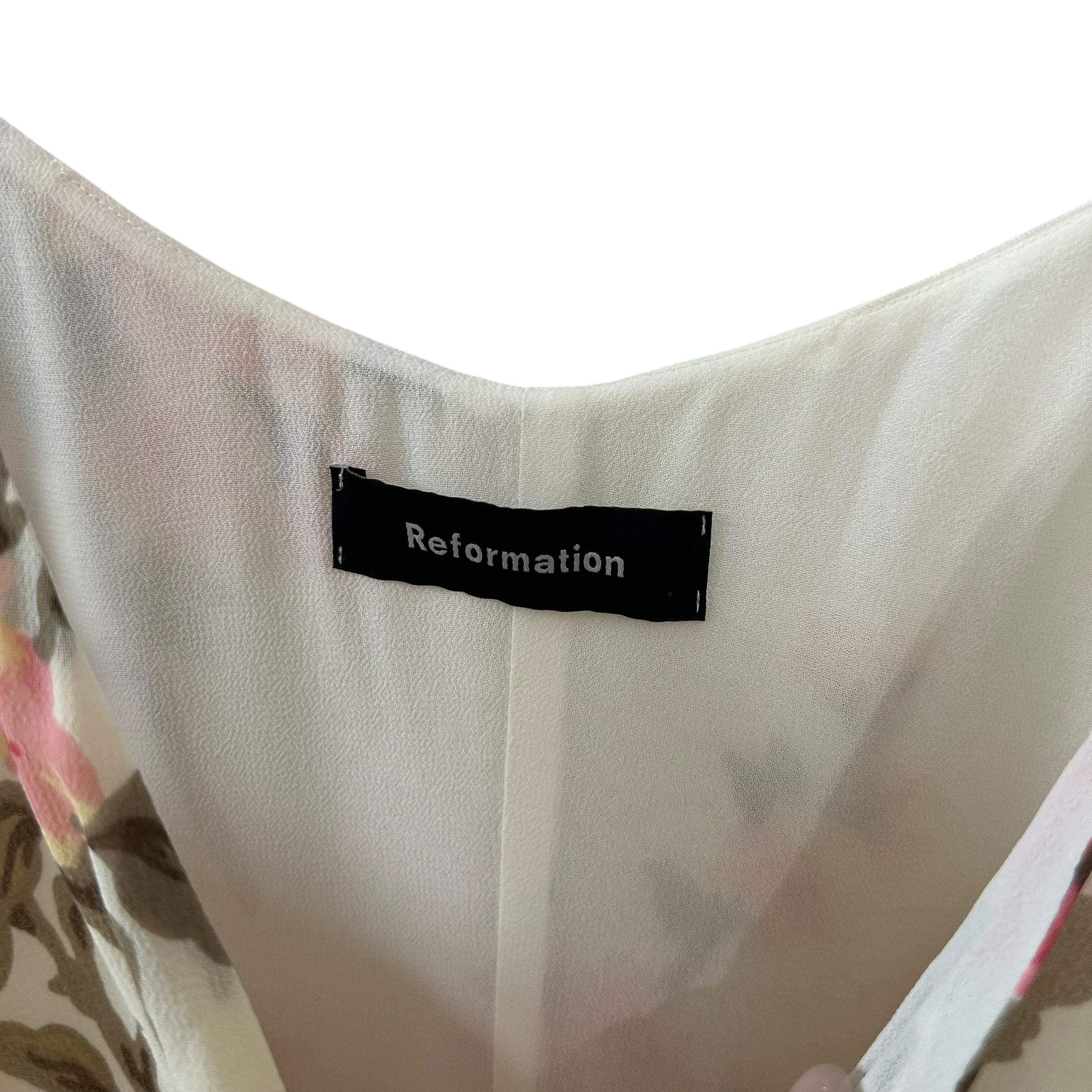 Reformation Bell Mini Dress in Josephine Size M