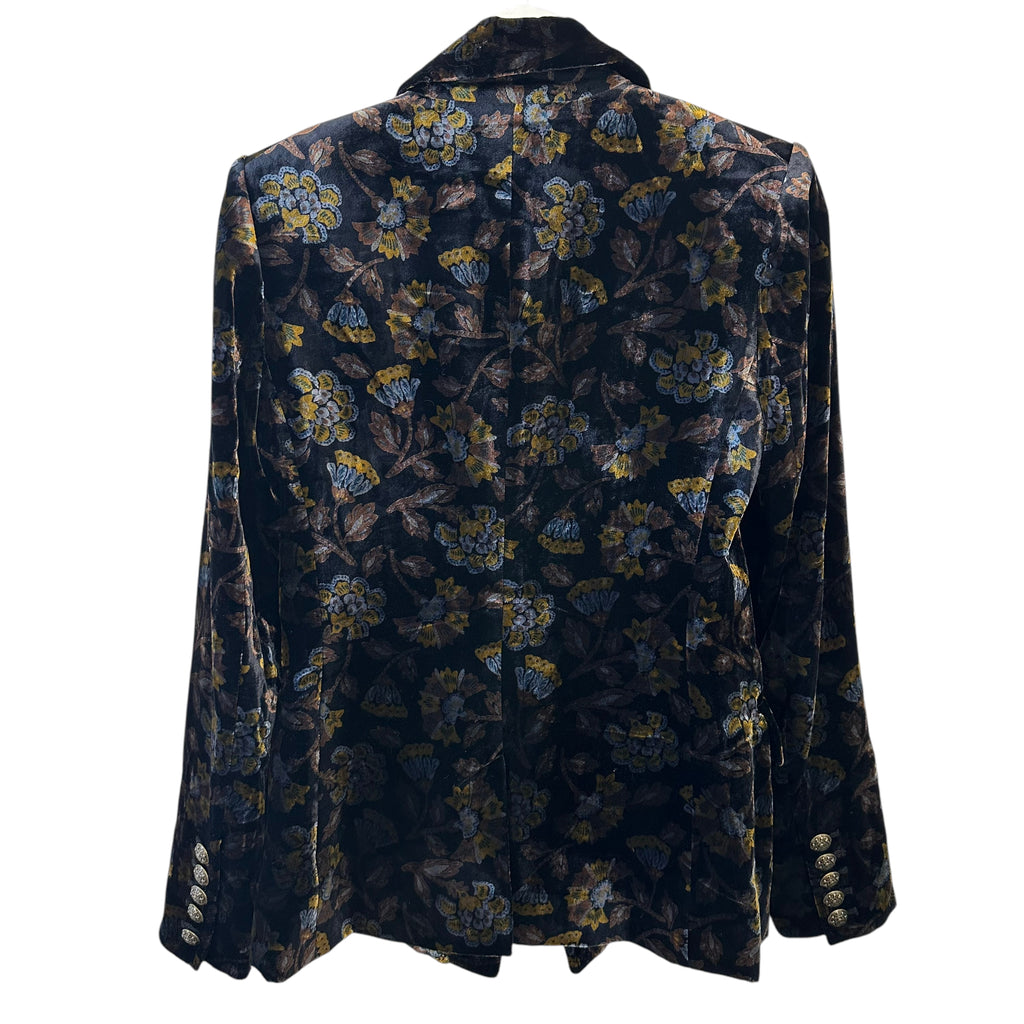 VERONICA BEARD Long And Lean Velvet Dickey Blazer Size 0