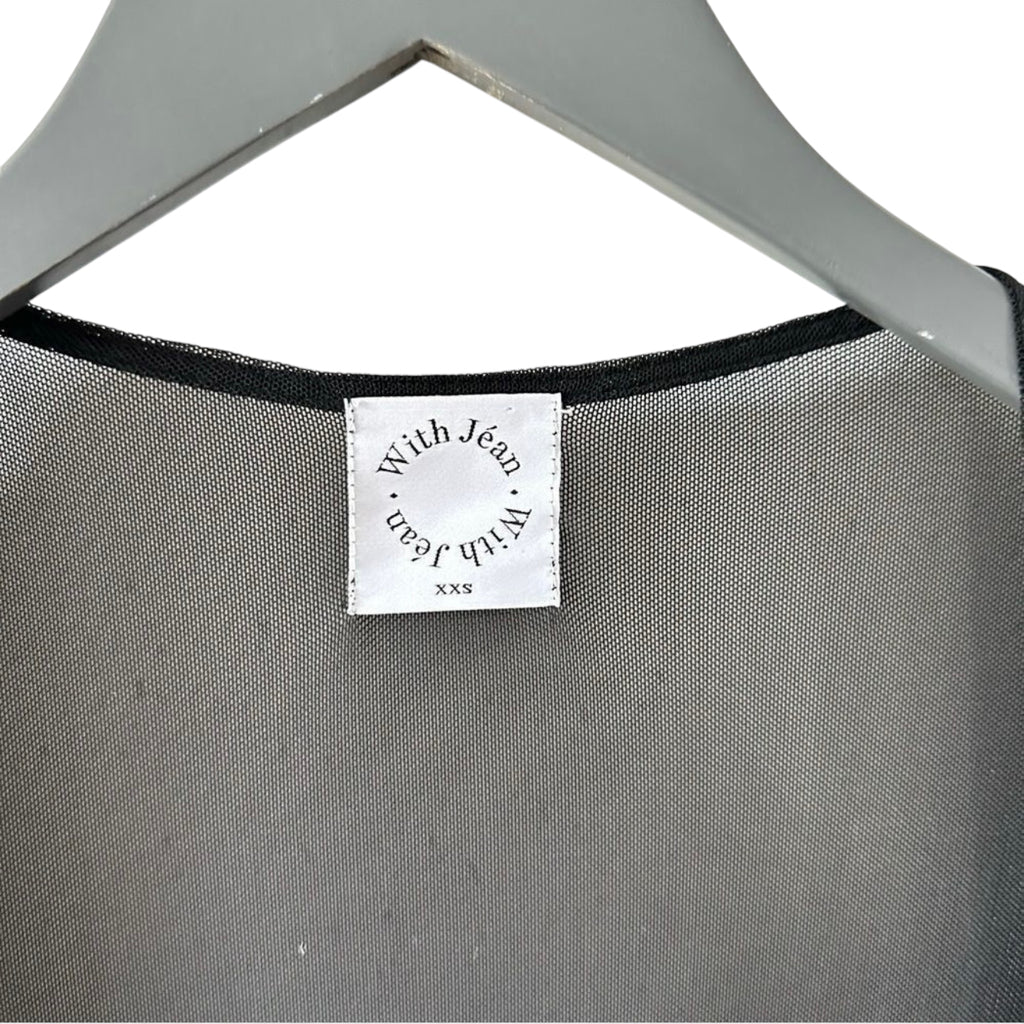 With Jean Al Dress in Black Size XXS