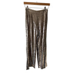 Sezane Wide-Leg Sequined Aurelin Trouser Pants Size 2