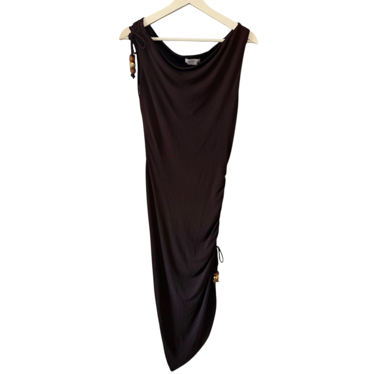 Lovers and Friends Gabrielle Midi Dress in Chocolate Brown Size S