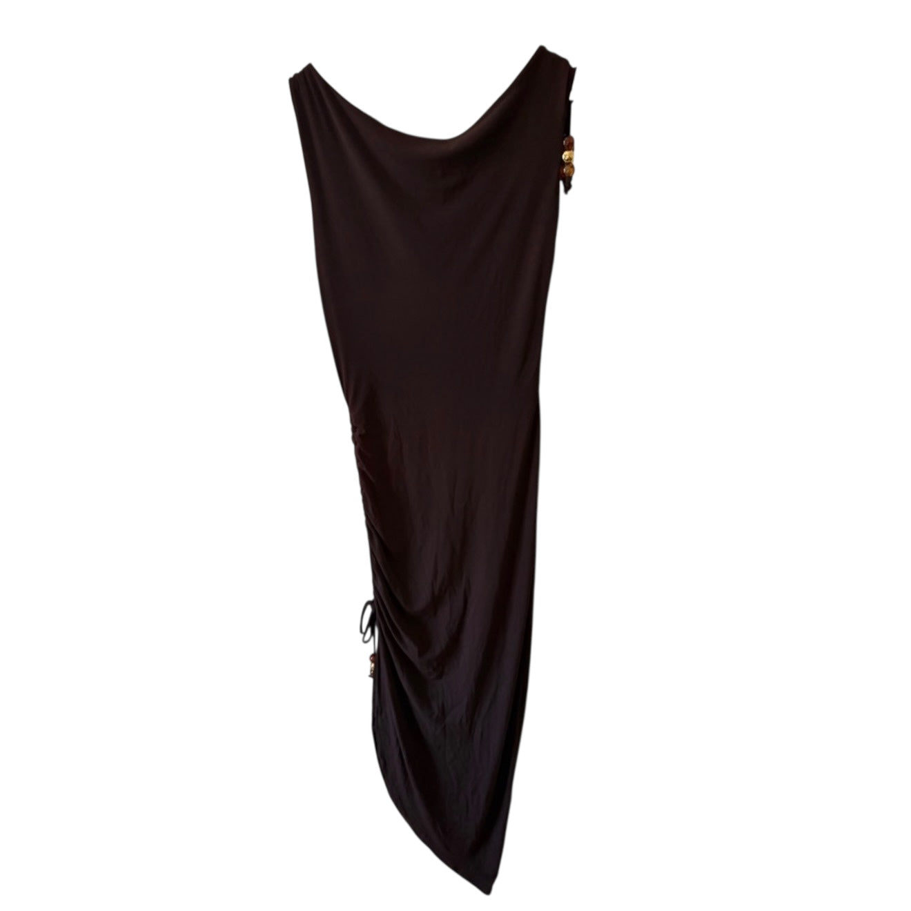 Lovers and Friends Gabrielle Midi Dress in Chocolate Brown Size S
