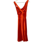 Acler Edenbridge Cowl Drape Neckline in Tangerine Size 2