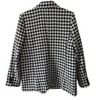 Anine Bing Houndstooth Madeleine Blazer Size M