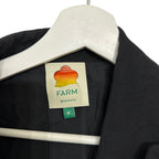 FARM Rio Black Flowered Blazer Size M
