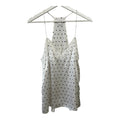 Cami NYC Racer Silk Polka Dot Tank Size L