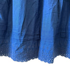 Gap × DÔEN Indigo Eyelet Top and Maxi Skirt Set