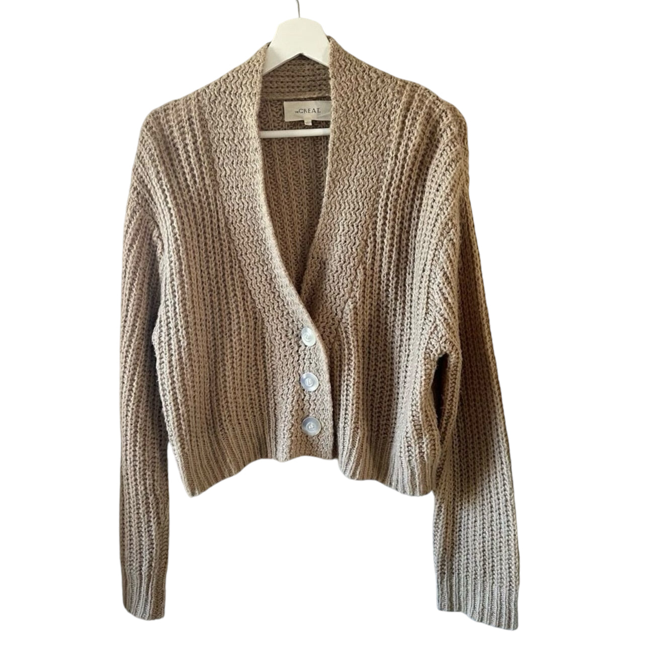 The GREAT. Cropped Montana Cardigan Size S