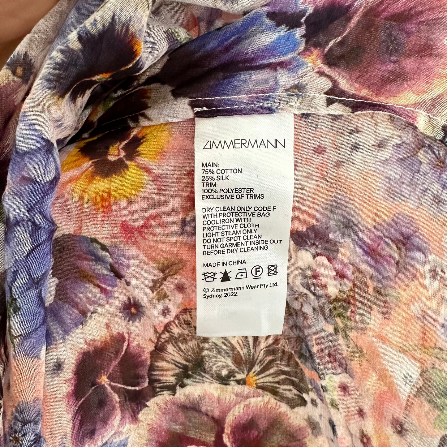 Zimmermann Wonderland Flounce Dress Size 6