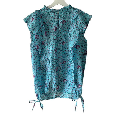 Banjanan Lilly Flutter Sleeve Pansy Top Size S